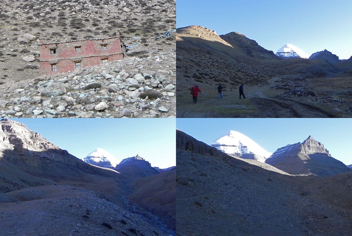 02 Mount Kailash Inner Kora Nandi Parikrama Trek Begins At Selung Gompa, Climbs To First Pass, Then To Ashtapad Pass After leaving Seleng Gompa (06:45, 4991m) we quickly trek to the top of the first pass (07:07, 5084m) and continue to the top of the next hill called Ashtapad (07:30, 5171m). The holy site of Ashtapad, meaning eight steps, is the place where the first Jain Tirthankara Shri Adinath Bhagwan attained Nirvana.